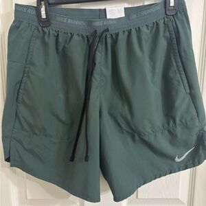 Nike Men's Green Running Shorts